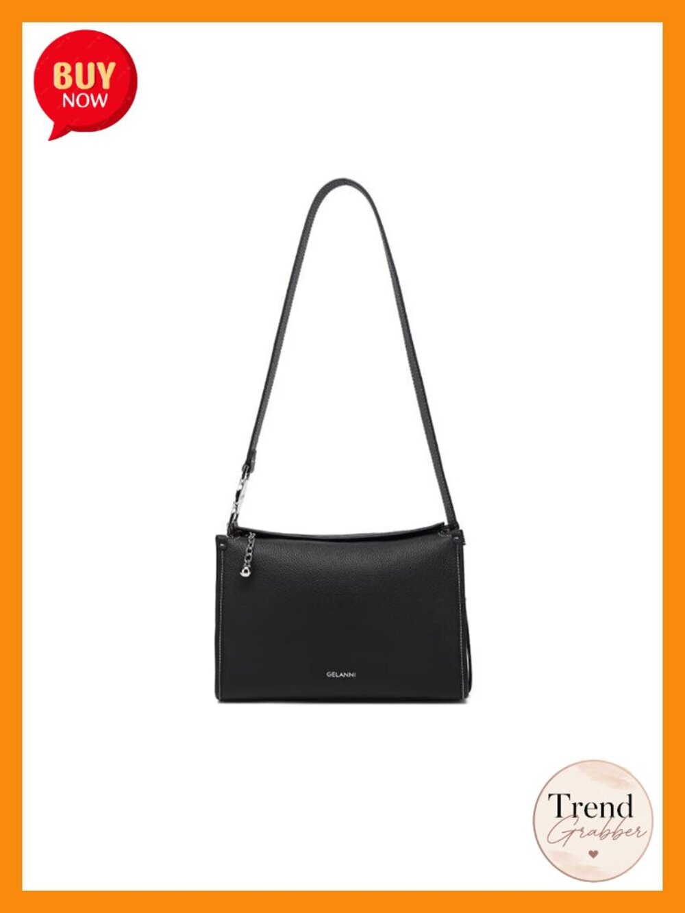 Genuine Faux Leather Shoulder Bag Adjustable Strap Crossbody Purse
